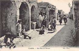 Tunisie - GABÈS - Une Rue Du Menzel - Tunisia