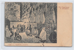 Israel - JERUSALEM - The Wailing Wall - Publ. L. Schoenecke  - Israel