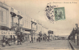 Tunisie - FERRYVILLE - Avenue De France - Café De France - Ed. P. Gervais 24 - Tunisie