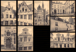 LE VIEUX BRUXELLES - Série De 8 Cartes Postales - Ed. Nels - Lots, Séries, Collections