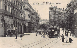 ALGER - Rue De Constantine Et Rue Dumont-d'Urville - Tramway 10 - Algiers