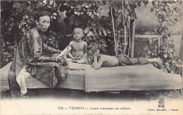 Viet Nam - TONKIN - Lettré Instruisant Ses Enfants - Ed. P. Dieulefils 3126 - Vietnam