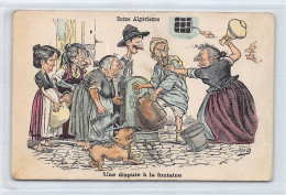 Algérie - CARICATURE Par ASSUS - Scène Algérienne - Une Dispute à La Fontaine - Ed. Assus  - Sonstige & Ohne Zuordnung