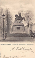 MONS (Hainaut) Statue De Bauduin De Coonstantinople - Ed. Nels Série 25 N. 7 - Mons
