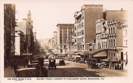 Australia - MELBOURNE (VIC) Bourke Street, Looking To Parliament House - Publ. The Rose Series 1699 - Melbourne