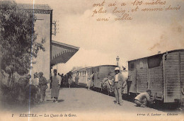 Maroc - KÉNITRA - Les Quais De La Gare - Ed. J. Lecker 1 - Autres & Non Classés