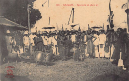 Viet-Nam - SAIGON - Spectacle En Plein Air - Danseuses Et Orchestre Cambodgiens - Ed. A. F. Decoly 358 - Viêt-Nam