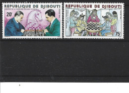 1980 DJIBOUTI 519-20** Fédération Des Jeux D'échecs - Djibouti (1977-...)