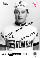 PHOTO CYCLISME REENFORCE GRAND QUALITÉ ( NO CARTE ), MARIO ZANCHI TEAM SALVARANI 1963 - Radsport