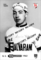 PHOTO CYCLISME REENFORCE GRAND QUALITÉ ( NO CARTE ), LIVIO TRAPE TEAM SALVARANI 1963 - Cycling