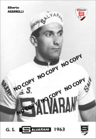 PHOTO CYCLISME REENFORCE GRAND QUALITÉ ( NO CARTE ), ALBERTO ASSIRELLI TEAM SALVARANI 1963 - Radsport