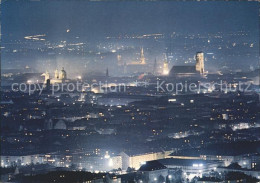 72146519 Muenchen Bei Nacht Blick Vom Olympiaturm Muenchen - München