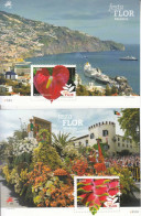 2015 Madeira Flora Festival Flowers Complete Set Of 2 Sheets MNH @ BELOW FACE VALUE - Madeira