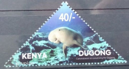 Kenya 2023, Dugong Marine Mammals, MNH Unusual Single Stamp - Kenya (1963-...)