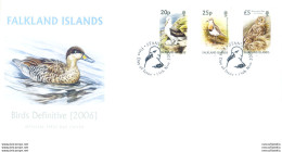 Definitiva. Fauna. Uccelli 2006. FDC. - Falklandinseln
