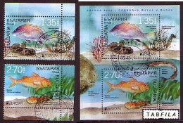 BULGARIA - 2024 - Europa-CEPT - Marine Flora And Fauna - 2v + Bl Used - Usati