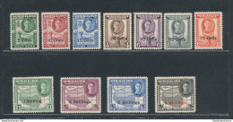 1951 Somaliland - Effige Giorgio VI. - New Currency - Stanley Gibbons N. 125/135 - 11 Valori - MNH** - Andere & Zonder Classificatie