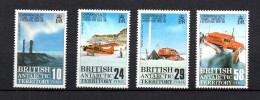British Antarctic Territory 1988 Set Transport/Aviation Stamps (Michel 148/51) MNH - Unused Stamps