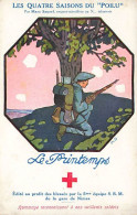 Les Quatre Saisons Du Poilu Par Marc Saurel - Le Printemps - Croix Rouge - Nimes - Guerra 1914-18