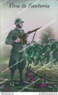 Bv63 Cartolina Miliare Viva La Fanteria Prima Guerra Www1 - Regiments