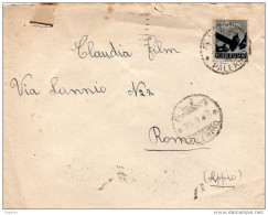 1947  LETTERA CON ANNULLO ALIA  PALERMO - 1946-60: Marcophilia