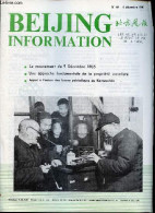 Beijing Information N°49 8 Décembre 1980 - Le 160e Anniversaire De La Naissance De F.Engels - L'autonomie Financière Des - Other Magazines