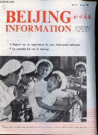 Beijing Information N°11 16 Mars 1981 - Rapport Sur Le Réajustement Du Plan D'économie Nationale Et Du Budget D'état Pou - Andere Tijdschriften