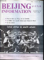 Beijing Information N°44 3 Novembre 1980 - Les Agresseurs Sont Battus - Evolution De La Guerre Entre L'Iran Et L'Irak - - Otras Revistas