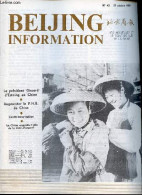 Beijing Information N°43 27 Octobre 1980 - Conflit Irano-irakien, Une Situation Préoccupante - Nuages Noirs Au-dessus Du - Other Magazines