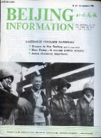 Beijing Information N°37 15 Septembre 1980 - Clôture De La 3e Session De La 5e Assemblée Populaire Nationale - Nouvelle - Andere Magazine