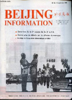 Beijing Information N°36 8 Septembre 1980 - La 3e Session De La 5e Assemblée Populaire Nationale - à L'ONU Une Manoeuvre - Andere Tijdschriften
