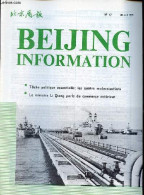 Beijing Information N°17 30 Avril 1979 - Tâche Politique Essentielle : Les Quatre Modernisations - Sur Les Pas Des Vieux - Andere Magazine