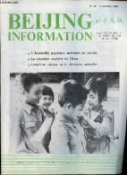 Beijing Information N°49 7 Décembre 1981 - La Vente D'armes à Taiwan Compromet Les Relations Sino Américaines - à Propos - Otras Revistas