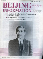 Beijing Information N°42 19 Octobre 1981 - Les Pays Développés Et Le Tiers Monde - Des Militaires Vietnamiens Se Réfugie - Andere Magazine