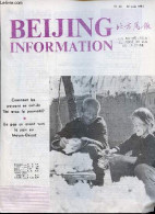 Beijing Information N°34 24 Août 1981 - Un Pas En Avant Vers La Paix Au Moyen Orient - La Chine Se Tient Aux Côtés Du Pe - Other Magazines