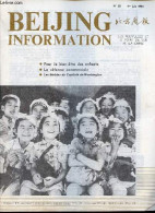 Beijing Information N°22 1er Juin 1981 - Au Capitole De Washington Des Arguments Sans Valeurs - Non à La Conférence Régi - Other Magazines