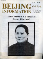 Beijing Information N°23 8 Juin 1981 - Eloge Funebre Du Vice Président Deng Xiaoping - La Grande Et Glorieuse Vie De La - Andere Magazine