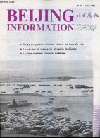 Beijing Information N°24 15 Juin 1981 - Zhao Ziyang Sur Les Relations Internationales - Sanctions Contre L'Afrique Du Su - Autre Magazines