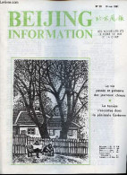 Beijing Information N°20 18 Mai 1981 - Importants Changements Dans La Situation Politique En France - Tension Dans La Pé - Other Magazines