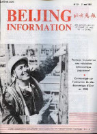 Beijing Information N°19 11 Mai 1981 - Reagan Et Les Relations Américano-soviétiques - Gare à L'urss Qui S'infiltre Dans - Andere Magazine