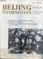 Beijing Information N°18 4 Mai 1981 - Kim II Sung Répond Aux Questions Posées Par La Délégation De L'agence Xinhua - Con - Autre Magazines