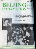Beijing Information N°16 20 Avril 1981 - La Condition De Hanoi Pour Le Retrait De Ses Troupes Du Kampuchéa - Moscou Hano - Otras Revistas