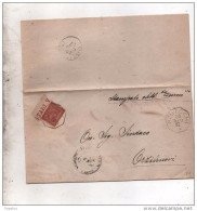 1892 LETTERA CON ANNULLO ORZIVECCHI BRESCIA - Poststempel