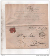 1897 LETTERA CON ANNULLO ORZIVECCHI BRESCIA - Marcofilía