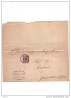 1908   LETTERA CON ANNULLO  OTTAGONALE GRUMOLO  DELLE ABBADESSE VICENZA - Storia Postale