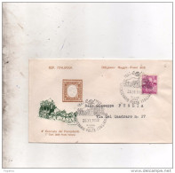 1962 LETTERA CON ANNULLO CENTENARIO POSTE ITALIANE ROMA - FDC