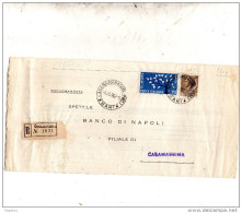 1962  LETTERA RACCOMANDATA CON ANNULLO CASAMASSIMA BARI - Storia Postale