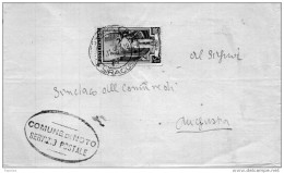 1952  LETTERA CON ANNULLO SIRACUSA - 1946-60: Marcophilia