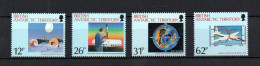 British Antarctic Territory 1991 Set Nature/Ozon/Halley Stamps (Michel 177/80) MNH - Neufs