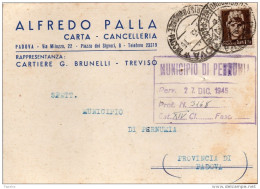 1945  CARTOLINA CON ANNULLO  PADOVA - Marcofilie